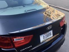 Спойлер ліп на багажник Kia Optima 2014-2015 ABS пластик під фарбування