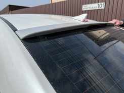 Козирок на скло Hyundai Sonata YF 2010-2015 ABS пластик під фарбування зі стопом