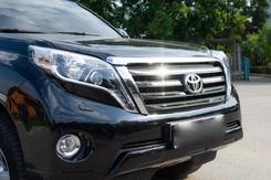 Решетка радиатора LX Mode Toyota Land Cruiser Prado 150 2013-2017 ABS пластик в черном матовом цвете