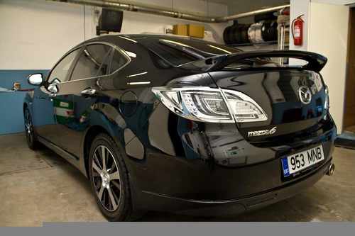 Спойлер на багажник Mazda 6 2008-2012 ABS пластик під фарбування