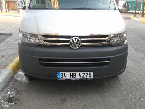 Хром молдінг на капот Volkswagen T5 GP 2010-2015 (нержавіюча сталь)