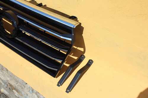 Решітка бампера Toyota Land Cruiser Prado 150 2017-2022 дизайн Double Eight