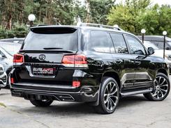 Обвіс тюнінг заднього бампера WALD Toyota Land Cruiser 200 2016-2022 колір чорний