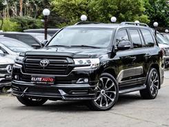 Обвіс тюнінг переднього бампера WALD Toyota Land Cruiser 200 2016-2022 колір чорний