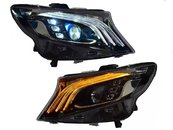Full led фари стиль Maybach Mercedes Benz W447 Vito / V-class / Metris (ліва + права) комплектні з блоками