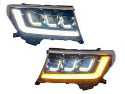 Фари Full LED 3 лінзи Toyota Land Cruiser 200 2007-2015