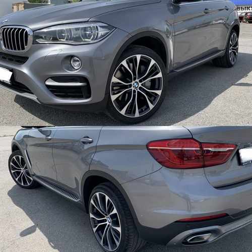 Задні бризковики BMW X6 E71 07-13 / F16 14-18, комплект 2шт.