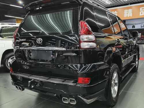 Обвіс юбка тюнінг заднього бампера Toyota Land Cruiser Prado 120 2003-2009