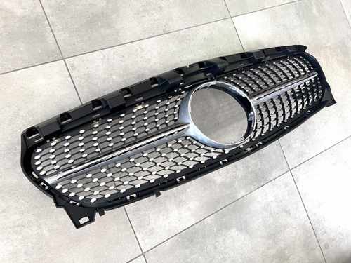 Решітка радіатора Diamond Silver для Mercedes CLA-Class W117 2016-2018