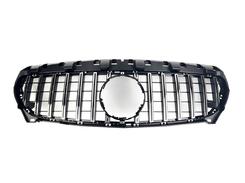 Решітка радіатора GT Panamericana чорна з хромом Mercedes CLA-Class W117 2013-2015