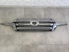Решітка радіатора з віями Toyota Land Cruiser 200 2016+ СІРА