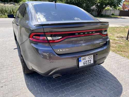 Спойлер лип SRT Dodge Dart 2012-2017 ABS пластик, колір чорний глянець