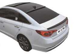 Козирьок на скло Hyundai Sonata LF 2015-2019 ABS пластик, колір чорний глянець