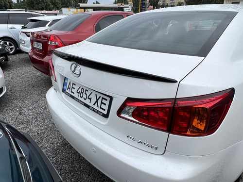 Спойлер лип багажника Lexus IS 2005-2012 ABS пластик, колір чорний глянець