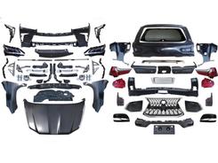 Комплект рестайлінгу Lexus LX 570 2008-2015 в 2016-2022 З ЗАМІНОЙ ЛЯДИ ТА ЗАДНИХ КРИЛІВ