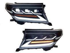 Фари Full LED 3 лінзи Toyota Land Cruiser 200 2007-2015
