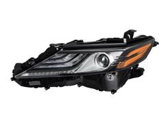 Led ліва фара рестайлінг Toyota Camry 70 XLE / XSE USA 2021-2024 з жовтим габаритом