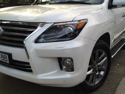 LED фари BLACK Lexus LX 570 2012-2015 2шт.