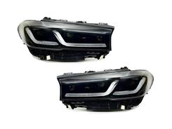 Фари Shadow Line LED LCI 2020+ рестайлінг для BMW G30 / G31 2016-2020 2шт. із заміною бампера на 20+