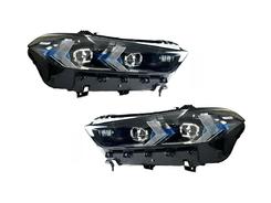 Фари Full LED LCI 2023+ рестайлінг замість дорестайлінгових BMW X5 G05 X6 G06 2018-2022 2шт. з заміною бампера на 2023+