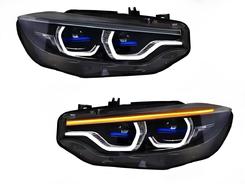 Фари в стилі LASER для BMW 4 series F32 F33 F36 F80 2шт. комплектні з блоками, АДАПТІВ КСЕНОН 8 PIN АПГРЕЙД У LED