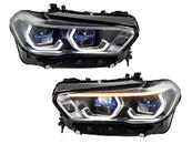 Фари в стилі Laser BMW X5 G05 F95 / X6 G06 F96 до рестайлінгу 2018-2022 2шт. комплектні з блоками, АПГРЕЙД LED У LASER