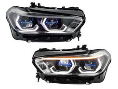 Фари в стилі Laser BMW X5 G05 F95 / X6 G06 F96 до рестайлінгу 2018-2022 2шт. комплектні з блоками, АПГРЕЙД LED У LASER
