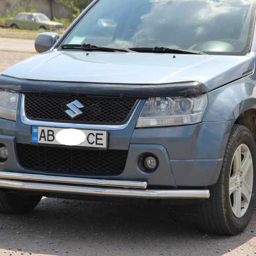 Передій захист подвійний d60/42 для Сузукі Гранд Вітара 2005-2012