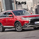 Захист переднього бампера одинарний для Mitsubishi Outlander 2015+
