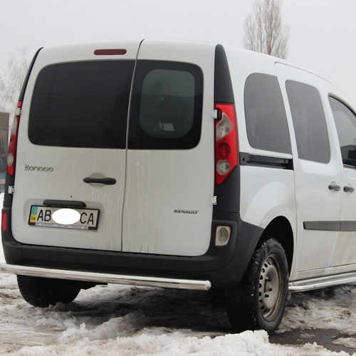 Захист заднього бампера пряма для Renault Kangoo 2008-2013