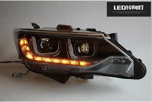 Передні LED фари з ДХО для Toyota Camry V55 2014-2017