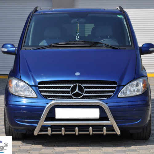 Кенгурятник з перемичкою і грилем D60 для Mercedes Vito 2010-2015