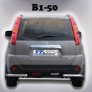 Захист заднього бампера подвійна для Nissan X-trail 2007-2013