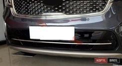 Хром накладки на решітку радіатора нижня для Kia Sorento 2015+ тип U