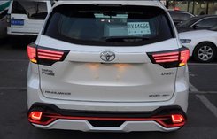 Альтернативні задні ліхтарі LED для Toyota Highlander 2014+ Lexus стиль (чорні)