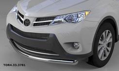 Захист переднього бампера Toyota RAV4 (2013-2015) (одинарний) d 60