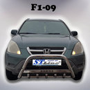 Кенгурятник з написом D60 для HONDA CR-V 2002-2007 (WT004)