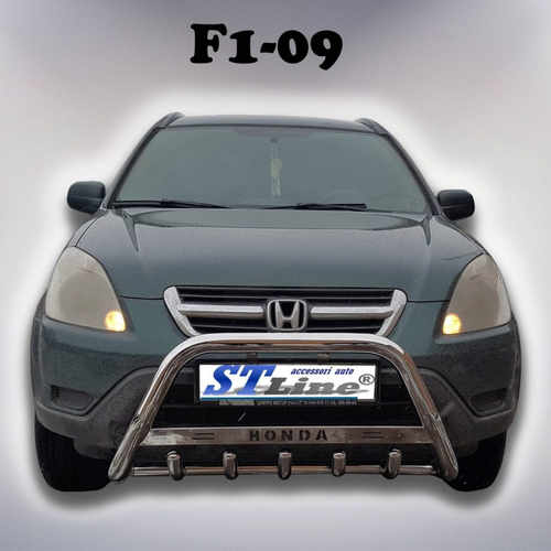 Кенгурятник з написом D60 для HONDA CR-V 2002-2007 (WT004)