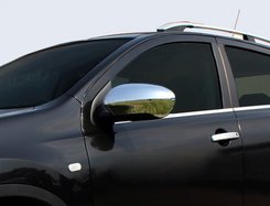 Хром накладки дзеркала для Nissan Qashqai 2006-2014 пластик Carmos (Туреччина)