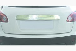Хром накладки для Nissan Qashqai 2006-2014 задня планка нерж Carmos (Туреччина)