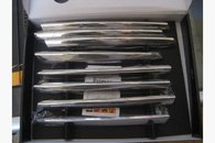 Хром накладки для Opel Vivaro передня решітка 03-07 нерж Carmos (Туреччина)