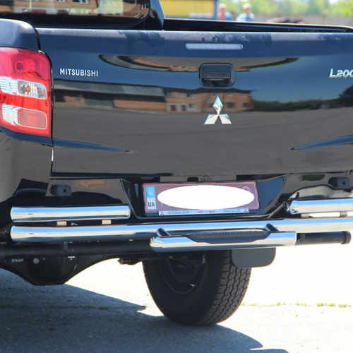 Захист заднього бампера з нападом під ногу для Mitsubishi L200 (2016-) Fiat FullBack