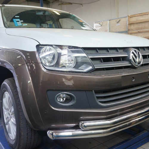 Захист переднього бампера Volkswagen Amarok (подвійний) d60/60мм