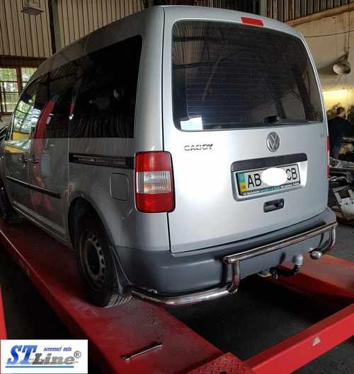 Захист заднього бампера для VW Кадді 2004-2015