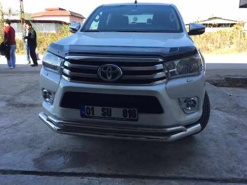 Передій захист подвійний Tamsan для Toyota Hilux 2016+