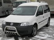 Кенгурятник з написом і грилем для Caddy 2003-2010