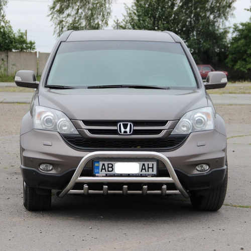 Кенгурятник з написом і грилем D60 для Honda CR-V 2006+ (WT004)