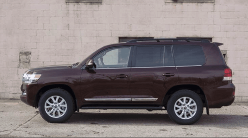 Молдинги на двері Toyota Land Cruiser 200 дизайн в стилі рестайлінг 2015р хромовані
