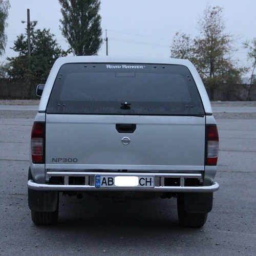 Захист заднього бампера подвійна для Nissan NP300 2008-