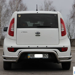 Задняя защита Kia Soul 2009+